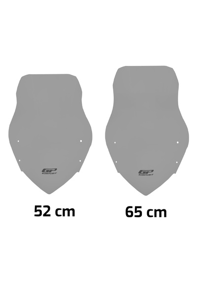 GP KOMPOZİT Honda CB125F 2025 Uyumlu Ön Cam Füme 65 cm