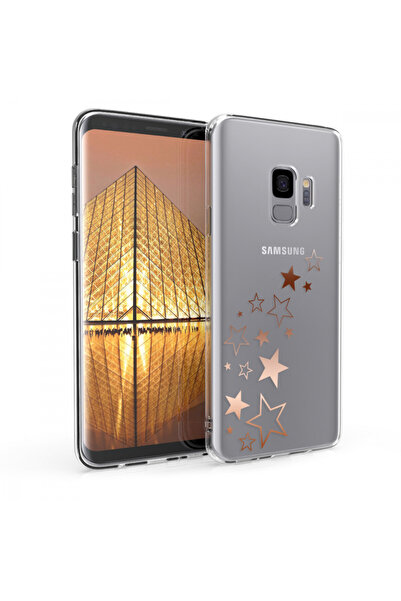 KWmobile Carcasă pentru Samsung Galaxy S9, silicon, auriu-roz, 44196.32