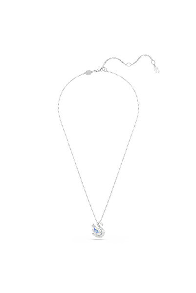 Swarovski Swan Kolye, Karışık kesimler, Kuğu, Mavi