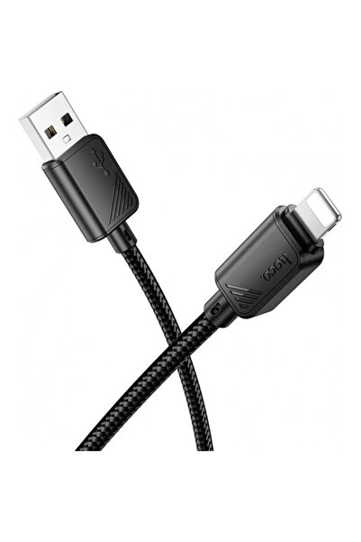 Apple Cablu Date si Incarcare USB-A - Lightning HOCO X113, 18W, 1m, Negru
