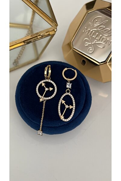 SU PERİSİ TAKI BİJUTERİ Xuping Golden Dangle Watch Earrings