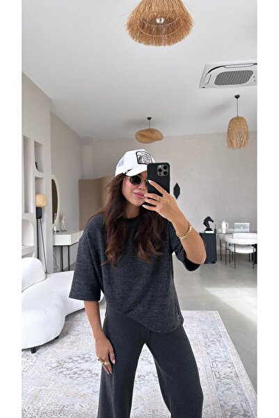 Buket Teke Anthracite Soft Bottom and Top Set