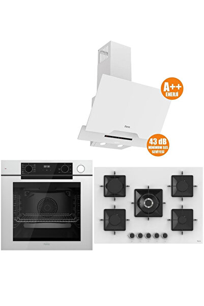 Ferre STEAM PLUS 75 SERİSİ 3LÜ CAM ANKASTRE SET (QEP64CB-SS036-D064SA)