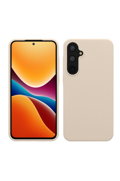 KWmobile Carcasă pentru Samsung Galaxy A55, crem, silicon, KWM000021ME006C