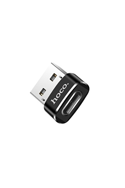 Hoco Adaptor Date si Incarcare USB-C - USB-A UA6, Negru