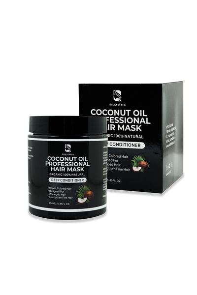 Silky Hair Professional Mask with Coconut Oil for damaged hair, 250 ml