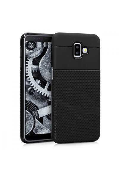 KWmobile Carcasă pentru Samsung Galaxy J6 Plus, silicon, neagră, 46596.01
