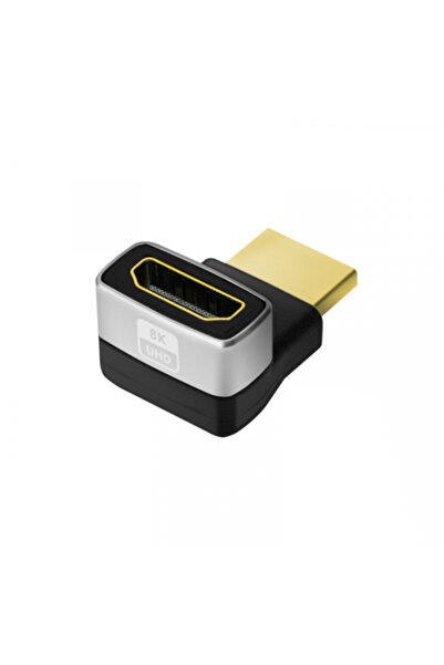 Universal Adaptor Video LogiLink Angled, HDMI - HDMI, 8K, Negru AH0007A