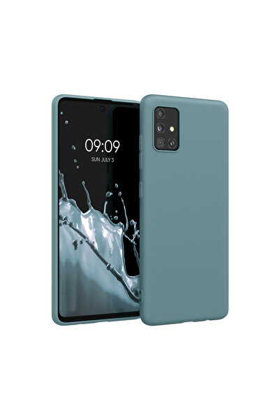 KWmobile Case for Samsung Galaxy A51, Green, Silicone, 51196.206