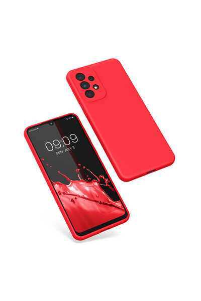 KWmobile Case for Samsung Galaxy A33 5G, Red, Silicone, KWM000015GQ057C