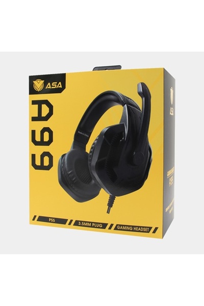 ASA A99 Stereo Wired Gaming Headset with Microphone 3.5mm Noise Cancelling for PS5/Xbox/Laptop Over-Ear