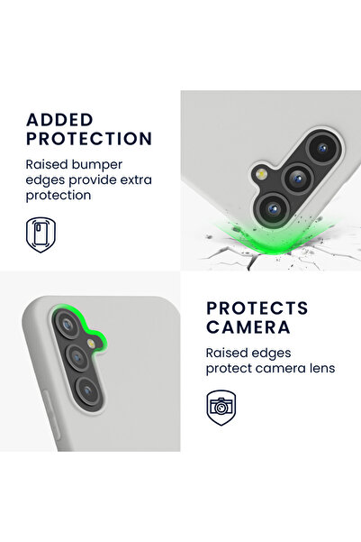 KWmobile Case for Samsung Galaxy A54 5G, White, Silicone, 60796.48