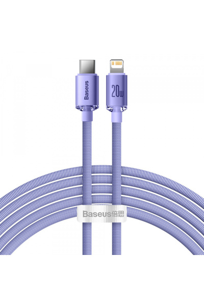 Apple Cablu date și încărcare USB-C - Lightning Baseus Crystal Shine Series, ...