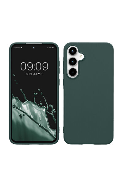 KWmobile Θήκη για Samsung Galaxy A55 5G, Πράσινη, Σιλικόνη, KWM000021MG016C