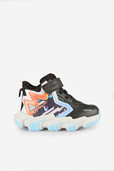 Vicco Speed Kürklü Unisex Çocuk Siyah Bot