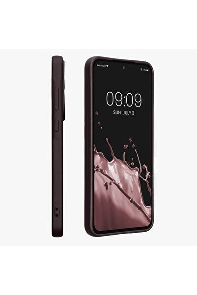 KWmobile Case for Samsung Galaxy A55, Cherry Blossom, Silicone, KWM000021MI006C