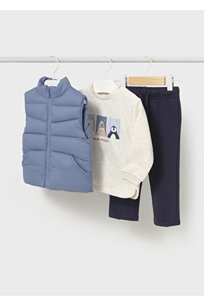 MAYORAL Baby Boy 3-Piece Pants Vest Set