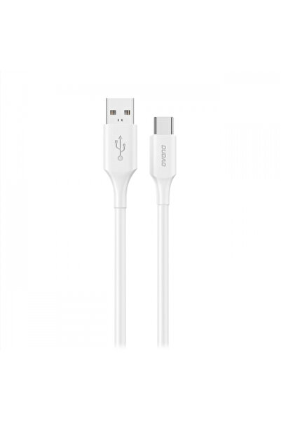 DUDAO USB-A - USB-C L2sL Καλώδιο Δεδομένων και Φόρτισης, 30W, 1.2μ, Λευκό