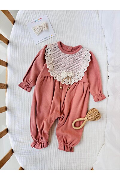 NUNU BABY Wendy Tokalı Tulum - Gül Kurusu