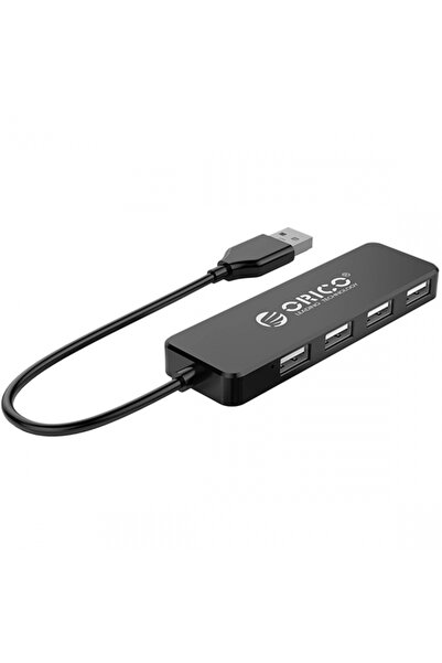 Orico Hub USB FL01, 4 x USB-A, Negru