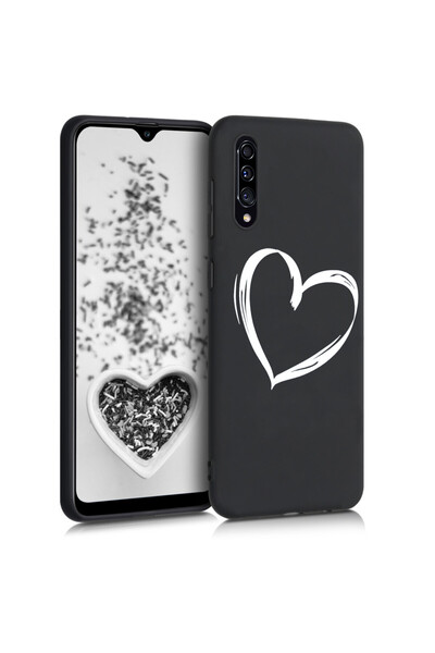 KWmobile Калъф за Samsung Galaxy A30s, Силиконов, Черен, 50198.04