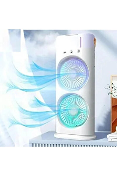 Denx DX2608 2-in-1 Dual Mist Fan with 90° Rotation and Remote Control
