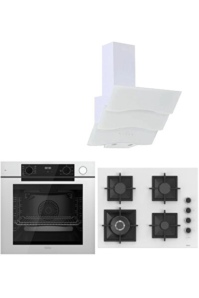 Ferre STEAM PLUS 65 SERİSİ 3LÜ CAM ANKASTRE SET (QEP64CB-SC406-BSPR600)