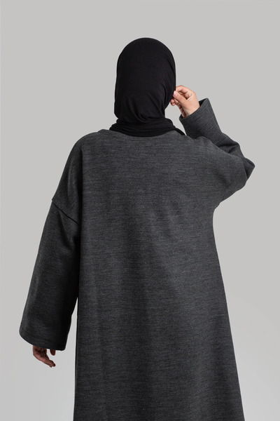 Lemaye Steel Knitted Cardigan - Anthracite