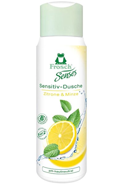 Frosch Senses Lemon Mint Sensitive Duş Jeli 300 ml – Hassas Ciltler İçin Ferah Temizlik