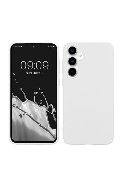 KWmobile Калъф за Samsung Galaxy A35, Бял, Силиконов, KWM000021PB002C