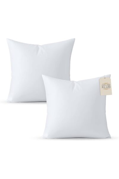 Hotel Linen Klub 2-Pack Cushion Inserts, Ultra-Soft Microfiber Cover, 400g, 45×45 cm
