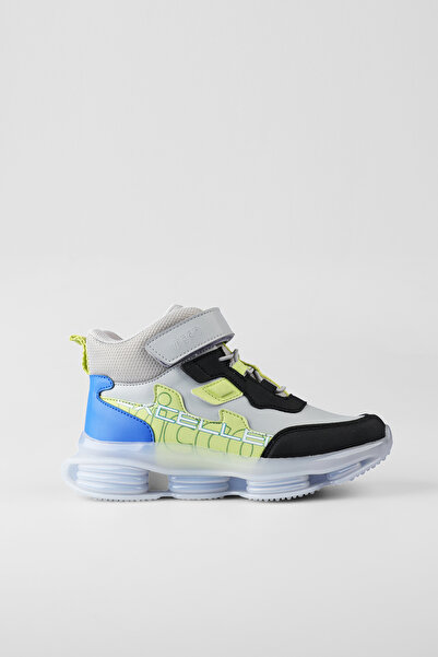 Vicco Heel Havalı Taban Boys' Gray Boots