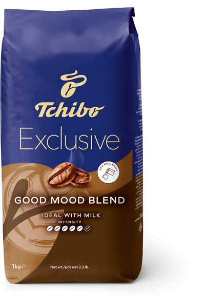 Tchibo Exclusive Good Mood Blend coffee beans, 1kg
