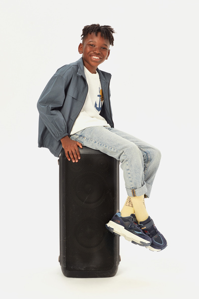 Vicco Wild Basic Boys' Preschool Navy Blue Sneakers