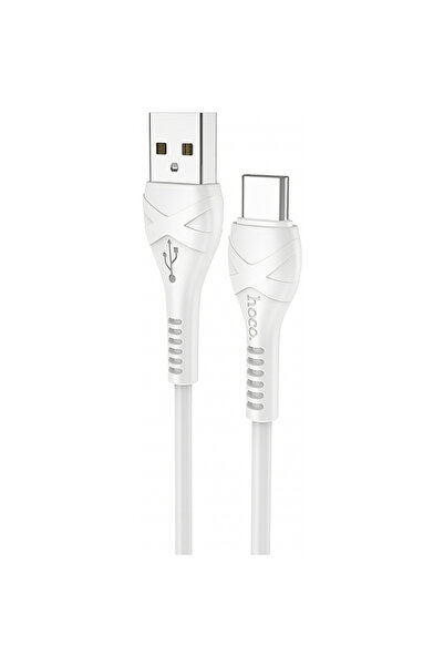 Hoco Cablu Date si Incarcare USB-A - USB-C X37, 18W, 1m, Alb