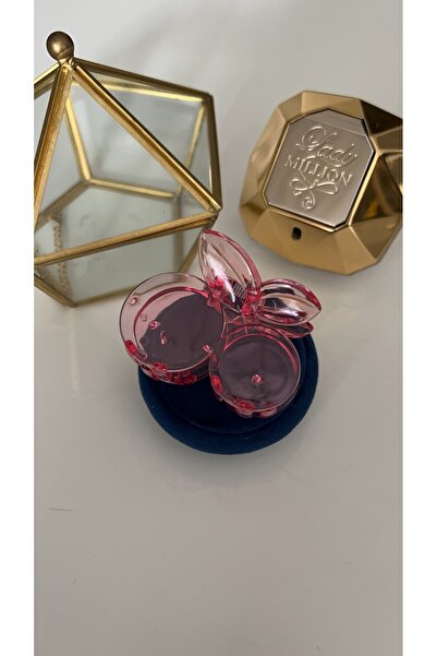SU PERİSİ TAKI BİJUTERİ Pink Cherry Clip Buckle