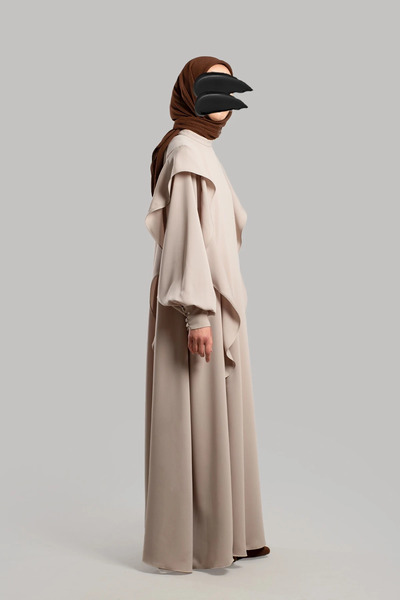 Lemaye Φόρεμα Volanlı Ferace - Πέτρα