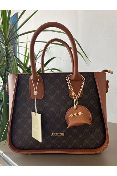 Armine 419 Bag Brown Dotted