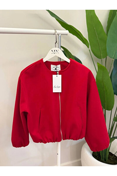 Melissatelier Kaşe Bambor Lining Jacket Red