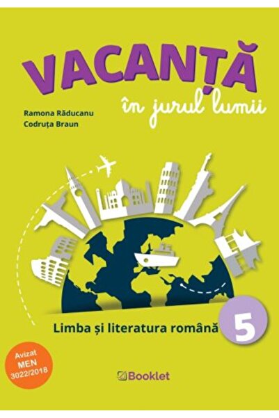 Booklet Διακοπές σε όλο τον κόσμο. Ρουμανική γλώσσα και λογοτεχνία - 5η τάξη ...