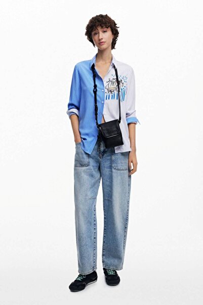 Desigual Small phone bag, Desigual, Half Logo series, Black