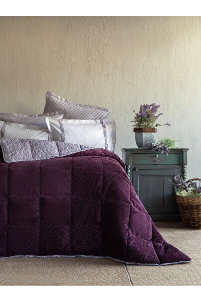 Apricitas HOME Tek Kişilik Kadife LOWEL MÜRDÜM SOFTLY Uyku Seti
