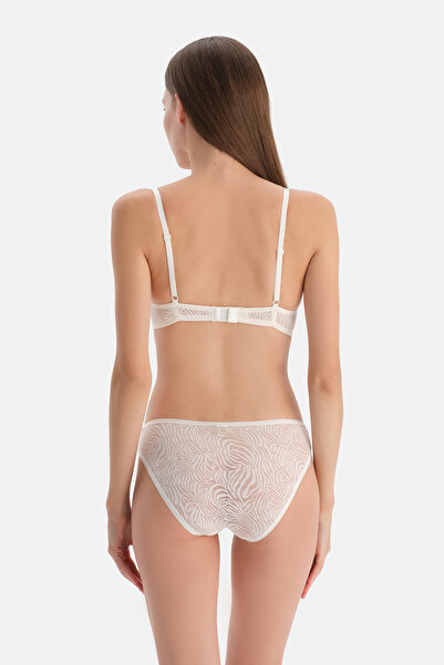 Dagi Ecru Lace Brazilian Panties