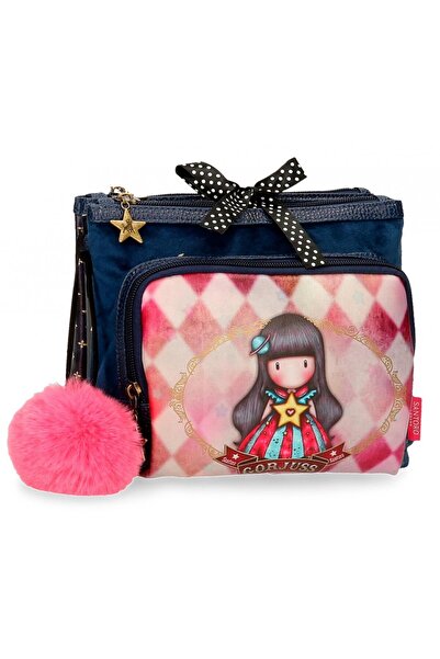 Santoro Girls' bag, 3 compartments, Gorjuss Moon Buttons, 27x17x10 cm