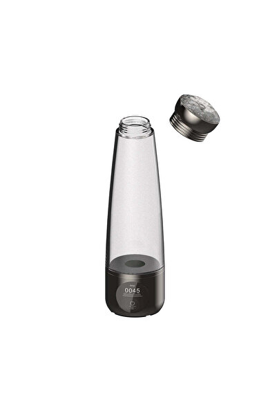 SAFECARE Sticlă portabilă pentru generator de apă cu hidrogen, neagră,