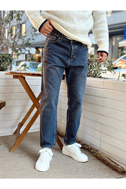 manch collection Boyfriend Jeans Pants Gray Washable