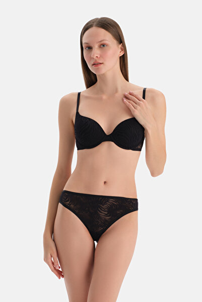 Dagi Black Lace Brazilian Panties