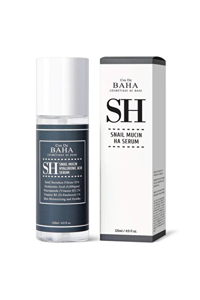 Cos De Baha SH Snail Mucin Hyaluronic Acid Serum, 120 ml