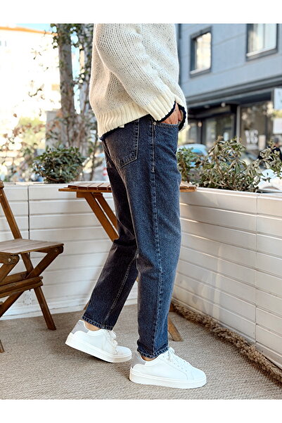 manch collection Boyfriend Jeans Pants Gray Washable