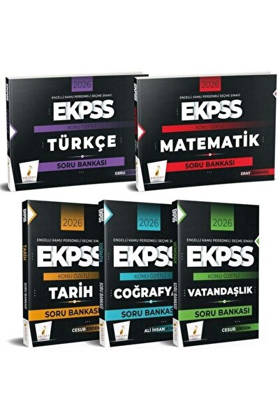 Makro Kitabevi Yayınları Pelikan 2026 Baskı EKPSS Konu Özetli Soru Bankası 5 ...